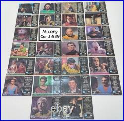 Star Trek TOS Original Season 2 25 of 26 Card Gold Plaque Set G30-55 MINUS G39