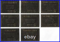 Star Trek TOS Original Season 2 25 of 26 Card Gold Plaque Set G30-55 MINUS G39