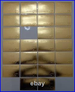 Star Trek TOS Original Season 2 25 of 26 Card Gold Plaque Set G30-55 MINUS G39