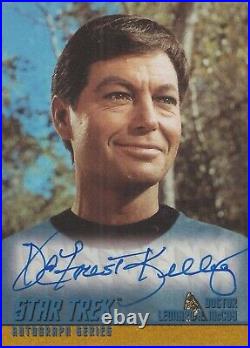 Star Trek TOS Original Season 2 RARE A27 DeForest Kelley McCoy Autograph Card