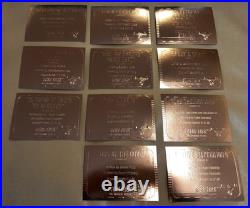 Star Trek TOS Original Season 3 23 of 24 Card Gold Plaque Set G56-79 MINUS G65