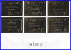 Star Trek TOS Original Season 3 23 of 24 Card Gold Plaque Set G56-79 MINUS G65