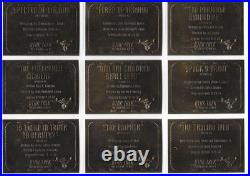 Star Trek TOS Original Season 3 24 Card Gold Plaque Set G56-79 Fleer/Skybox 99