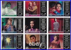 Star Trek TOS Original Season 3 24 Card Gold Plaque Set G56-79 Fleer/Skybox 99