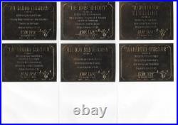 Star Trek TOS Original Season 3 24 Card Gold Plaque Set G56-79 Fleer/Skybox 99