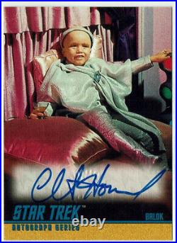 Star Trek TOS Original Series Season 1 Autograph Card A13 Clint Howard as Balok