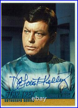 Star Trek TOS Original Series Season 2 Autograph A61 DeForest Kelley Dr. McCoy