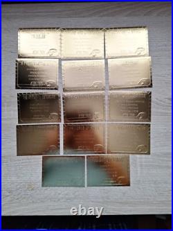 Star Trek TOS Original Series Season 2 (Two) 26 Card Gold Plaque Set G30-G55