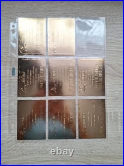 Star Trek TOS Original Series Season 3 (Three) 23 Card Gold Plaque Part Set