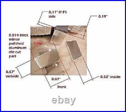 Star Trek TOS Phaser Parts Kit – Metal Lockplate, Trigger & Clover – Art Asylum Compatible