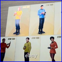 Star Trek TOS Portfolio Prints Bridge Crew Portraits Alternate Gold Set /250