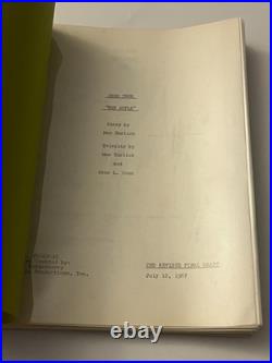 Star Trek TOS Script The Apple Desilu 1967 Max Ehrlich Gene L Coon Sci-Fi Classi