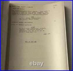 Star Trek TOS Script The Apple Desilu 1967 Max Ehrlich Gene L Coon Sci-Fi Classi