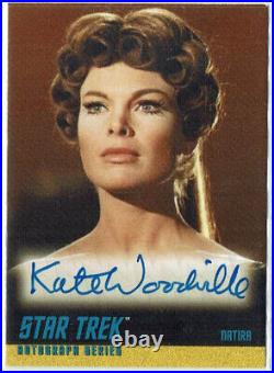 Star Trek TOS The Original Series 40th Auto Card A133 Kate Woodville as Natira