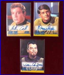Star Trek TOS The Original Series Lot of 3 Autograph Card Bruce Hyde