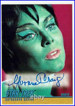 Star Trek TOS The Original Series Season 3 Autograph A78 Yvonne Craig as Marta