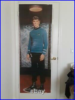 Star Trek TOS, Vintage 1976 6' Kirk & Spock Posters, Door Size
