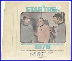 Star Trek TOS Vintage 1978 Calendar Still in Original Mailer Ballantine Books