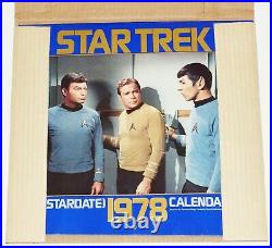 Star Trek TOS Vintage 1978 Calendar Still in Original Mailer Ballantine Books