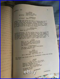 Star Trek TROUBLE With TRIBBLES Original Outline For Script From 1967