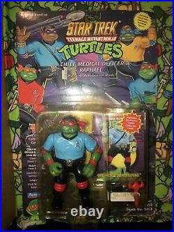 Star Trek Teenage Mutant Ninja Turtles TMNT 1994 Playmates New Lot MOC Vintage