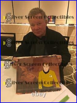 Star Trek The Animated Series William Shatner SIGNED Production Animation Cel