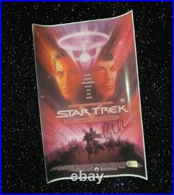 Star Trek The Final Frontier 11x17 Poster Signed Autographed William Shatner COA