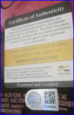 Star Trek The Final Frontier 11x17 Poster Signed Autographed William Shatner COA