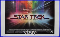 Star Trek The MOTION PICTURE 1979 ORIGINAL 30X40 MOVIE POSTER WILLIAM SHATNER