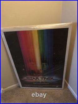 Star Trek The Motion Picture 1979 Original 27X41 Folded Poster William Shatner Star Trek The Motion Picture 1979 Original 27X41 Folded Poster William Shatner