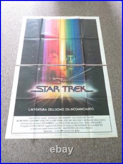 Star Trek The Motion Picture Italian 4 Foglio Poster William Shatner Nimoy 1980