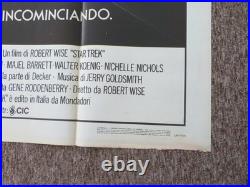 Star Trek The Motion Picture Italian 4 Foglio Poster William Shatner Nimoy 1980