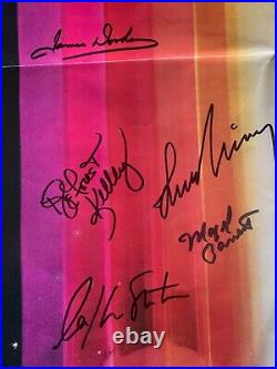Star Trek The Motion Picture OrigPoster SIGNED BY CAST Shatner, Nimoy, DeForest