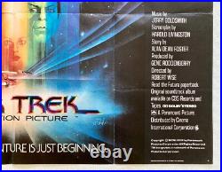 Star Trek The Motion Picture Original 1979 Quad Poster Shatner Nimoy Bob Peak