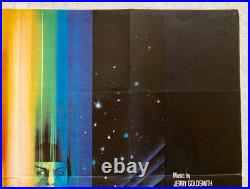 Star Trek The Motion Picture Original 1979 Quad Poster Shatner Nimoy Bob Peak