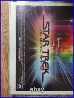 Star Trek The Motion Picture Original 27x41 Movie Poster 1979 Shatner