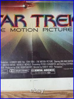 Star Trek The Motion Picture Original 27x41 Movie Poster 1979 Shatner