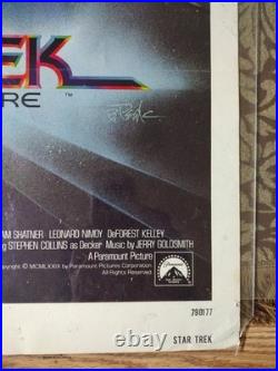 Star Trek The Motion Picture Original 27x41 Movie Poster 1979 Shatner