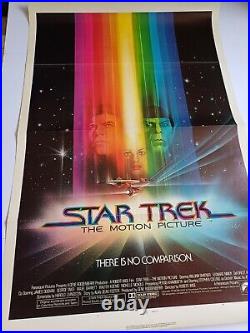 Star Trek The Motion Picture Original One Sheet Poster 27x41 Inches