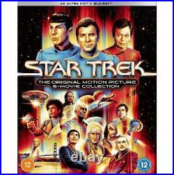 Star Trek The Movies 1-6 (1991) Blu-ray / 4K Ultra HD + Blu-ray (Boxset)