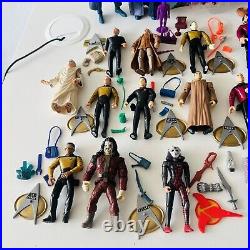 Star Trek The Next Generation 34 Figures Job Lot Bundle + Other Star Trek Items