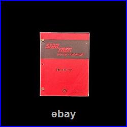 Star Trek The Next Generation Hide and Q Movie Script with COA Star Trek The Next Generation Hide and Q Movie Script with COA