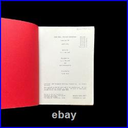 Star Trek The Next Generation Hide and Q Movie Script with COA Star Trek The Next Generation Hide and Q Movie Script with COA