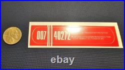 Star Trek The Next Generation Original Production-Made Prop LCARS Red Label