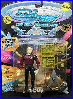 Star Trek The Next Generation Redemption Data red uniform RARE Playmates Figure