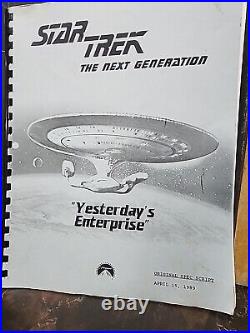 Star Trek, The Next Generation Script Lot Signed And Unsigned