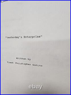 Star Trek, The Next Generation Script Lot Signed And Unsigned