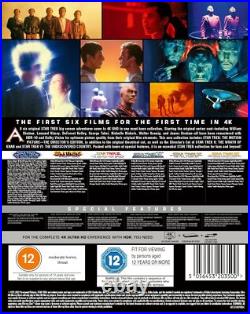 Star Trek The Original Motion Picture Collection (1-6) 4K UHD Blu-ray Region