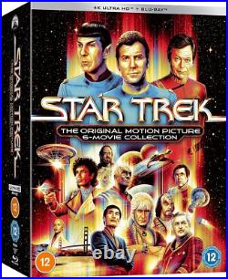 Star Trek The Original Motion Picture Collection (1-6) 4K UHD Blu-ray Region