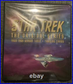 Star Trek The Original Series 1968-69 Season 3 Card Set Binder+base+pack 1999